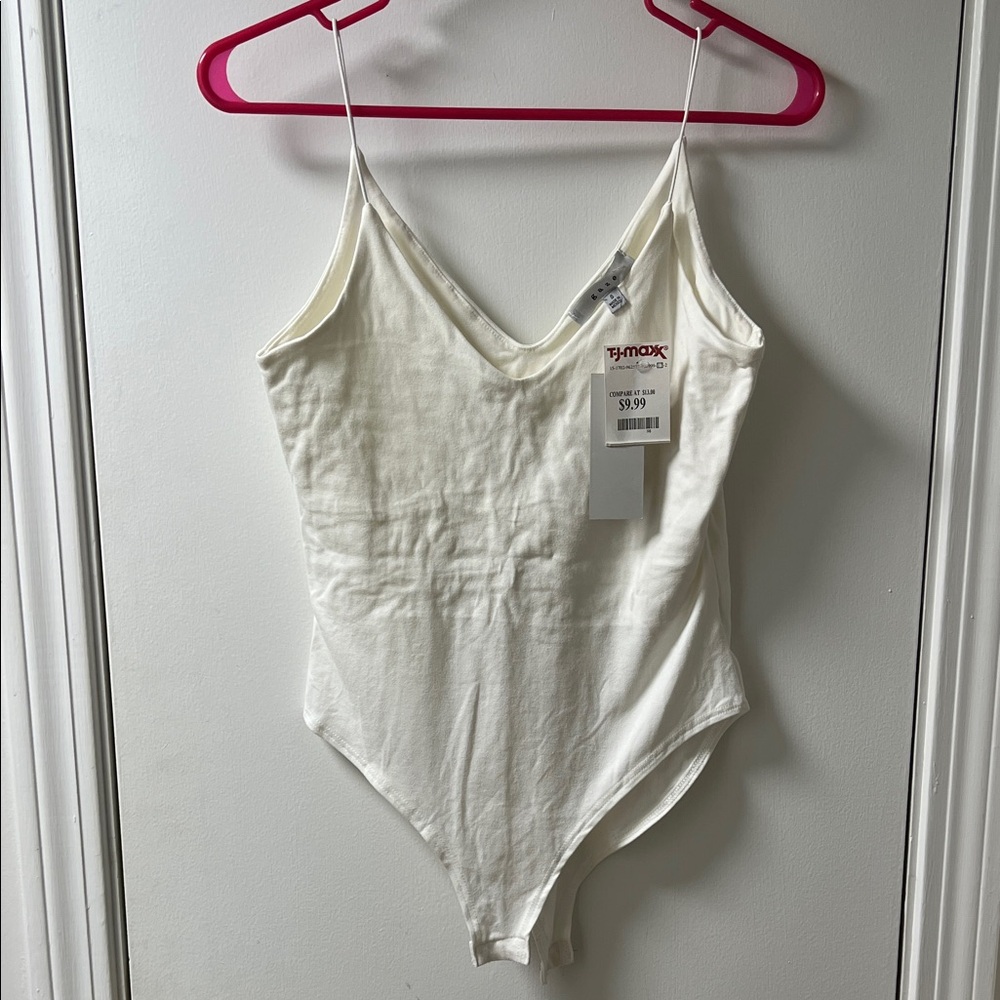 White Leotard tank